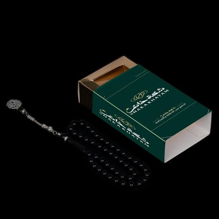 سبحه بكلايت اسود 45 خرزة طربزون راديوم