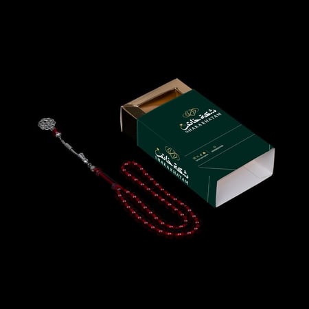 سبحه بكلايت احمر 45 خرزة