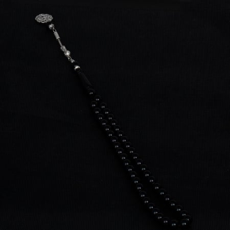 سبحه بكلايت اسود 45 خرزة طربزون راديوم