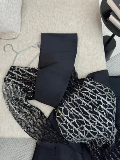 فستان خامه ميكادو