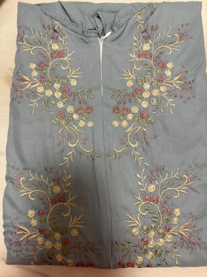 شرشف سحاب مطرز