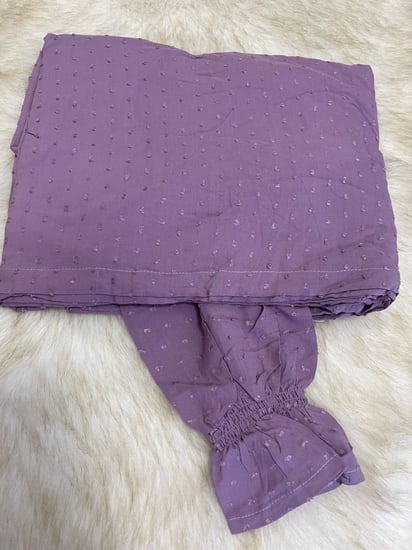 شرشف صلاة منقط واسع وقطن ناعم بنظام المرد