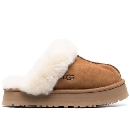 UGG Disquette slides in chestnut