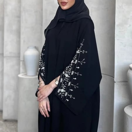 عباية شك | عباية أكمام ورد