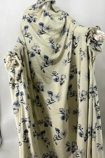 شرشف صلاة قطن بارد بخنق واسع مريح في اللبس