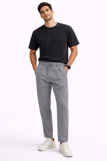بنطلون رجالي كاجوال عصري بقصّة مريحة