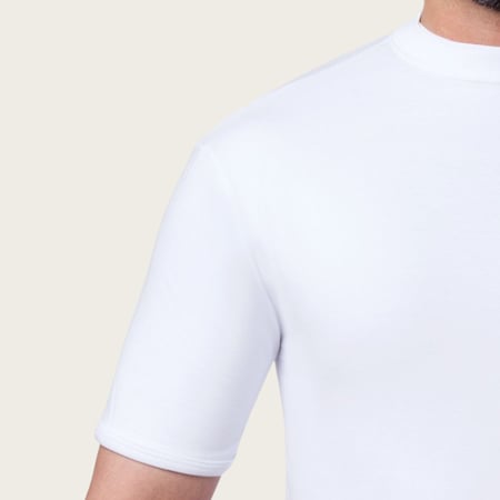 فانلة نصف كم حلق رجالي الاصيل