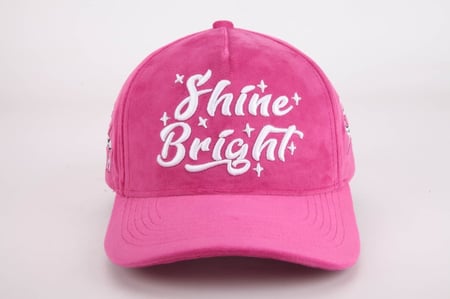 قبعة Shine Bright الوردية - المستلزمات الرياضية - مختص بالقبعات والبدل