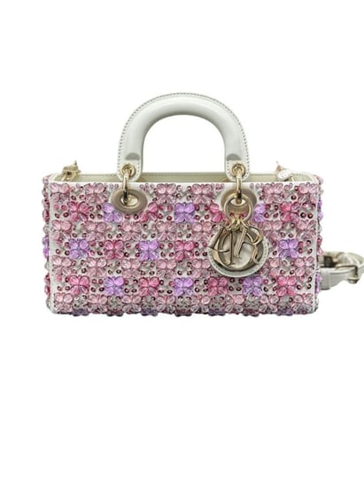 Crystal lady dior bag