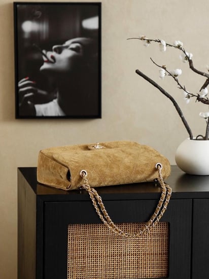 Chanel suede bag