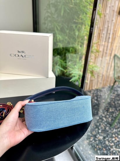Coach denim purse