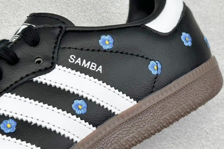 Adidas floral samba trainers