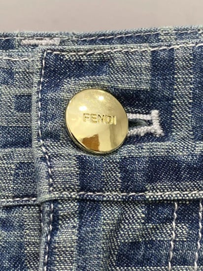 Fendi denim skirt