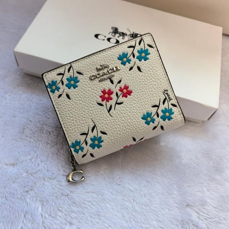 Coach floral wallet