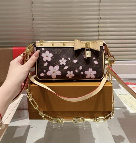 Lv sakura purse