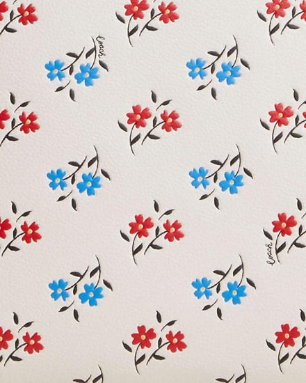 Coach city tote floral bag