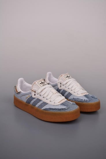 Adidas denim samba sneakers