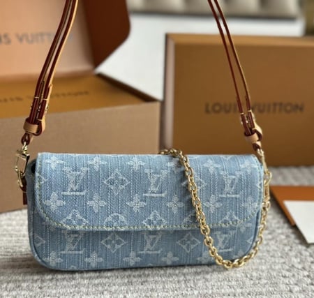Lv denim purse