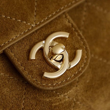 Chanel suede bag