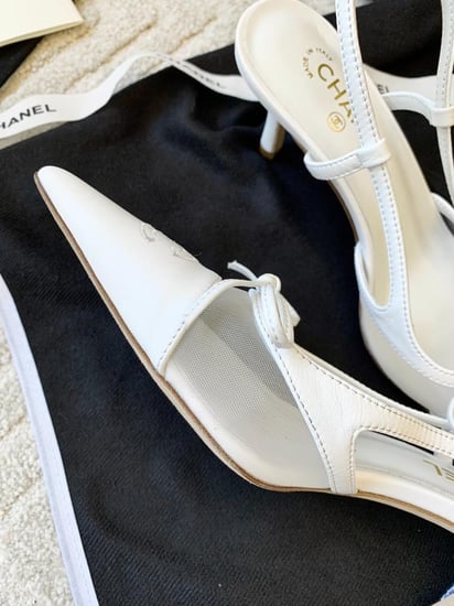 Chanel bow heels
