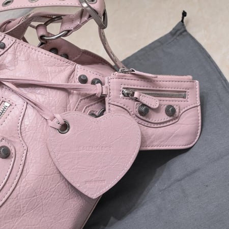 Balenciaga motorcycle bag in pink
