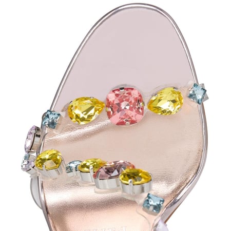 Jimmy choo crystal heels