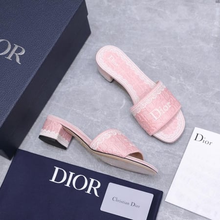 Dioramour Dior Dentelle Heeled Slide