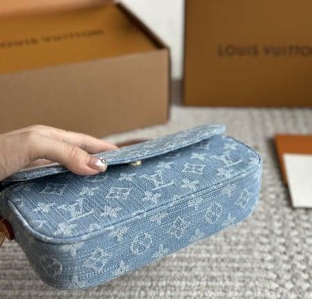 Lv denim purse