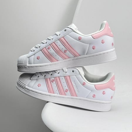 Adidas floral trainers