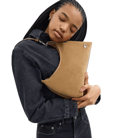 Coach juliet suede bag