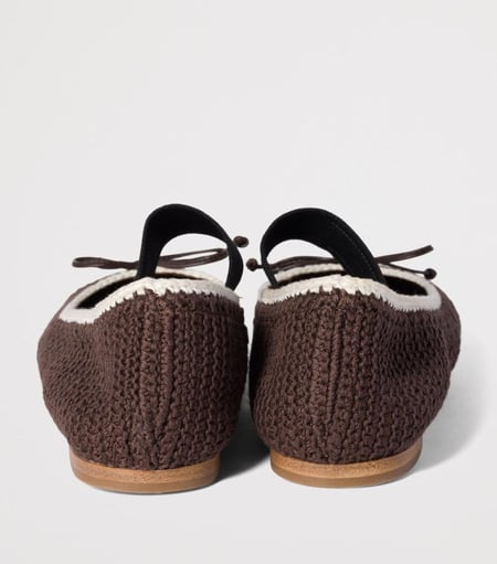 Miu miu crochet ballerina