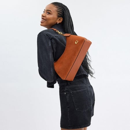 Coach juliet suede bag
