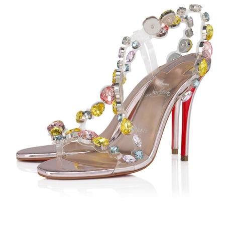 Jimmy choo crystal heels