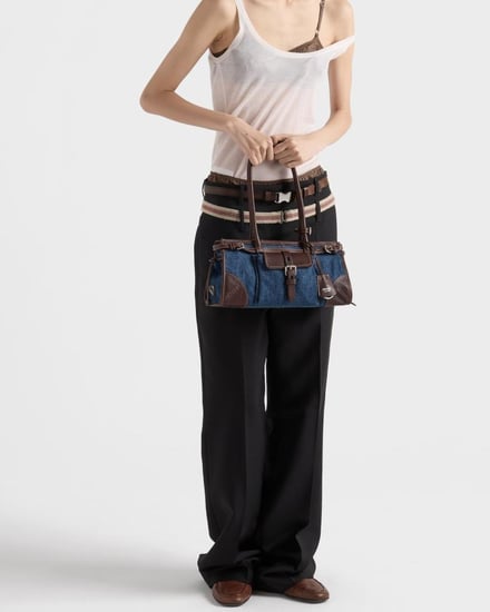 Prada denim bag