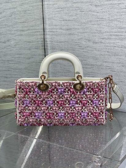 Crystal lady dior bag