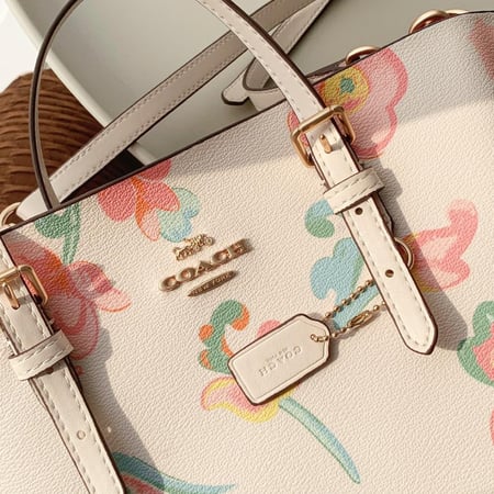 Coach floral bag