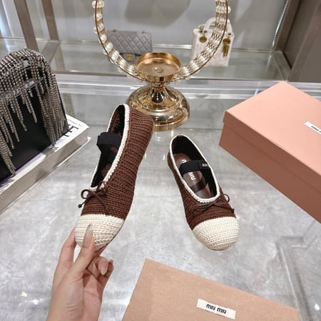 Miu miu crochet ballerina