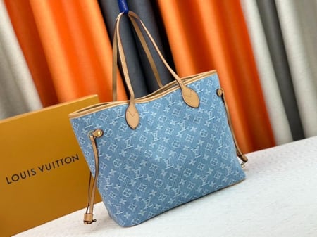 Lv tote denim bag