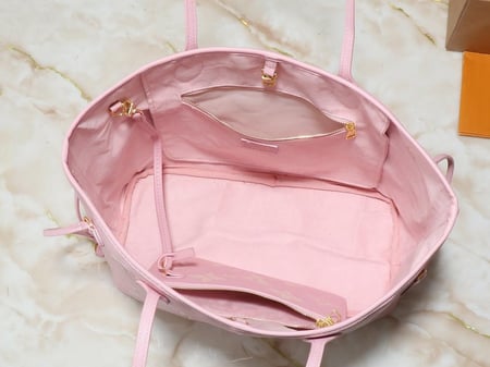 Lv pink tote bag