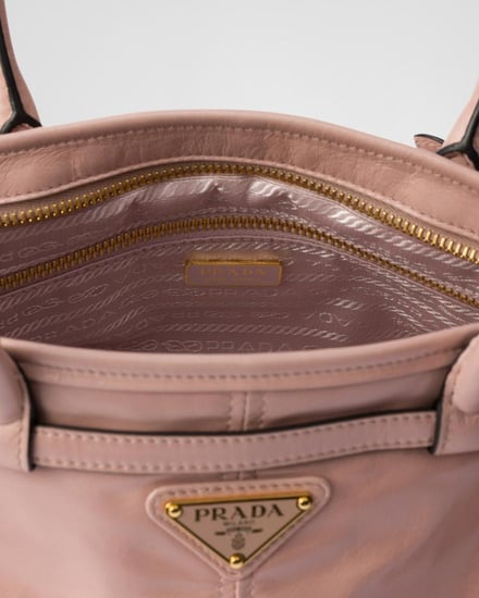 Prada pink leather handbag