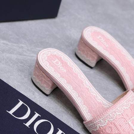Dioramour Dior Dentelle Heeled Slide
