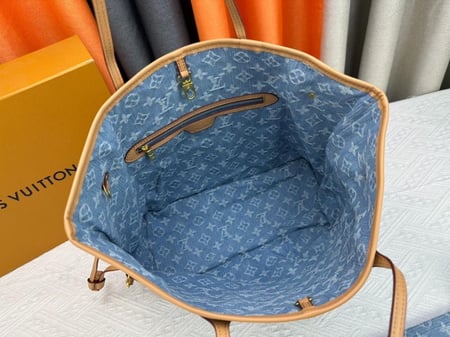 Lv tote denim bag