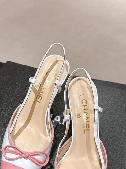 Chanel bow heels