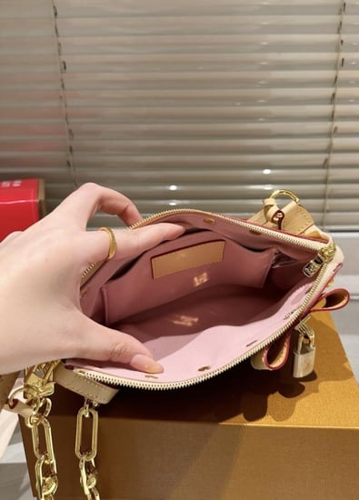 Cute denim Lv purse