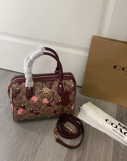Coach cherry mini bag