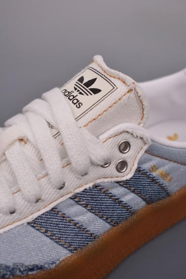 Adidas denim samba sneakers