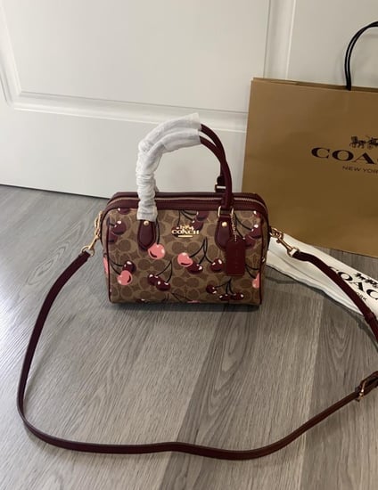 Coach cherry mini bag
