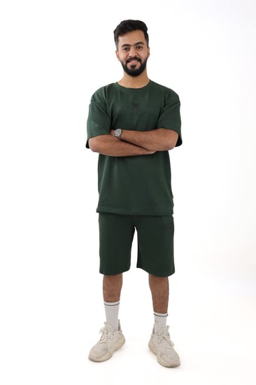 طقم رجالي شورت مع تيشرت