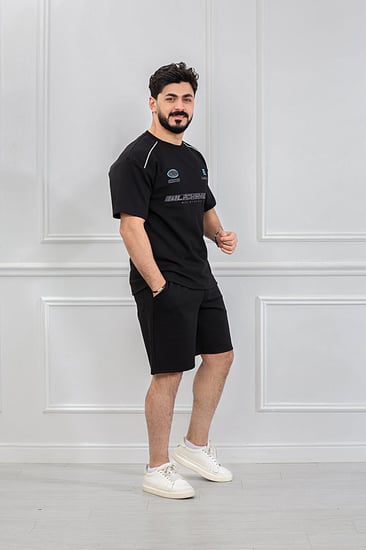 طقم رجالي اوفر سايز شورت