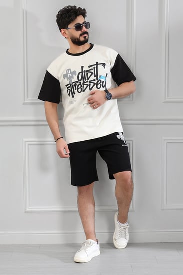 طقم رجالي اوفر سايز شورت